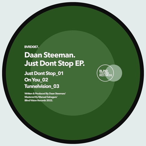 Daan Steenman - Just dont stop EP [BVRDIGITAL087]